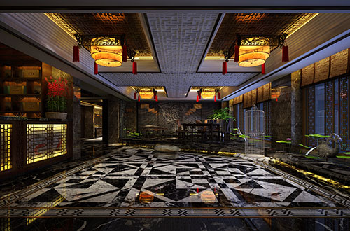 鹽城中式茶莊會(huì)所設(shè)計(jì)——“和、靜、怡、真”的茶道臻境